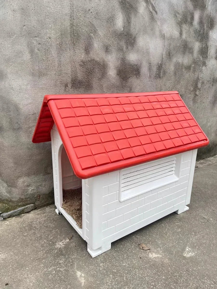 Foldable Waterproof Outdoor Plastic Dog House for Large Dogs