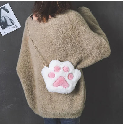 Japanese Style Kawaii Bag Women Cartoon Plush Shoulder Bag for Women 2022 New Crossbody Bag Small Phone&Purse Bag Bolsa Feminina