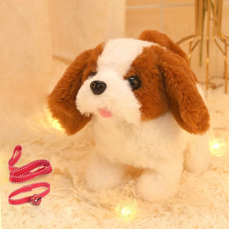 Baby Toy Dog That Walks Barks Tail Wagging Plush Interactive Electronic Pets Puppy Toys For Girls Boys Birthday