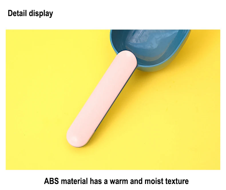 Pet Cat Dog Food Shovel with Sealing Bag Clip Spoon Multifunction Thicken Feeding Scoop Tool Creative Measuring Cup Pet Supplies
