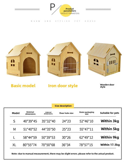 Pet House Large Space All-season Universal Removable Easy To Install Ventilation and Breathable Strong and Durable Pet Villa