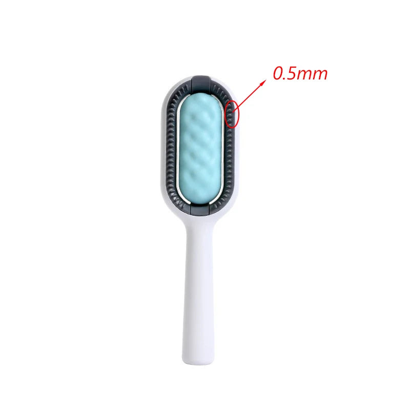 Double Sided Hair Removal Brushes for Cat Dog Pet Grooming Comb with Wipes Kitten Brush gato accesorios artículos para mascotas