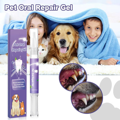 Pet Oral Gel for Dogs & Cats – Fresh Breath & Tartar Control
