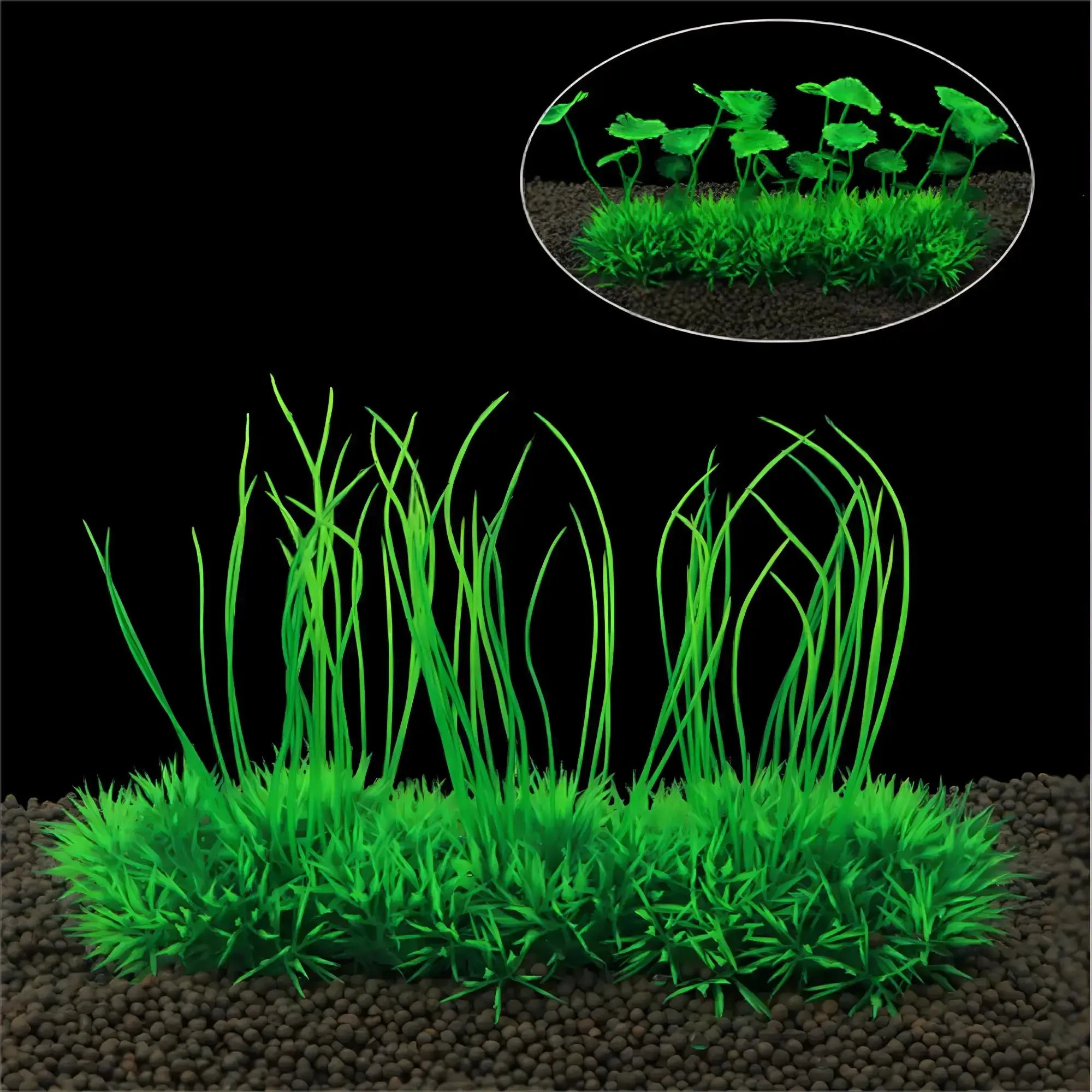 1 Pc Plastic Aquarium Water Plant Decoration Fish Tank Artificial Ornamental Green Grass Plant Underwater Water Plant Decoration