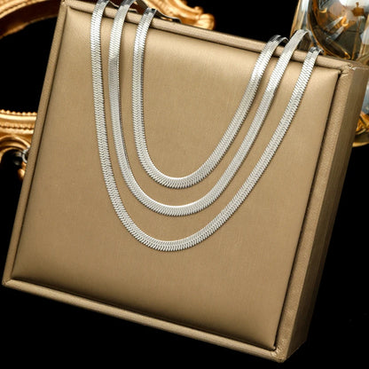 EILIECK 316L Stainless Steel Moon Pearl Zircon Puppy Pendant Necklace For Women Girl New Fashion Neck Chain Jewelry Gift Bijoux