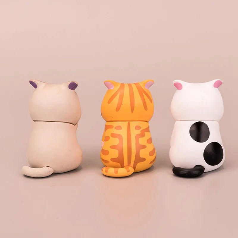 1pc Cover Your Face Cat Figure Cartoon Anime Peripheral Kitten Doll