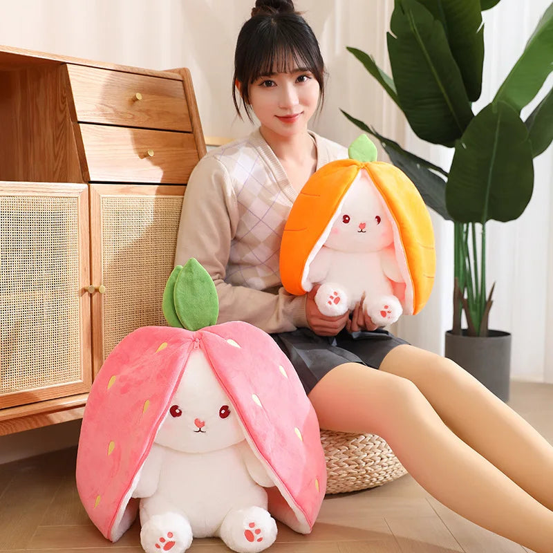 35cm Creative Funny Doll Carrot Rabbit  Toy Stuffed Soft Bunny  Toys for Kids Girls Birthday Gift