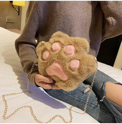 Japanese Style Kawaii Bag Women Cartoon Plush Shoulder Bag for Women 2022 New Crossbody Bag Small Phone&Purse Bag Bolsa Feminina