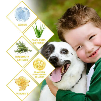 1pcs Dogs And Cats Anti Flea Drops Lice Remove Relieve Skin Itching Insect Supplies Pet Treatment Drops External Tick Repel K6D1