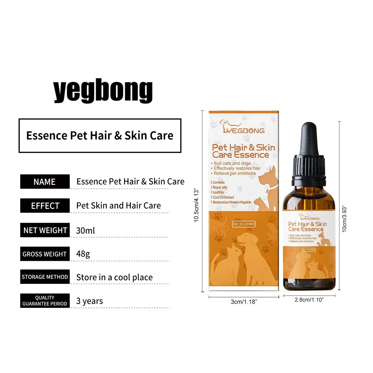 Pet Hair Care Essence Cat Hair Softening Moisturizing Dog Coat Conditioner Itch Relief Deodorizer Anti Flea Dog Hair Care Cream