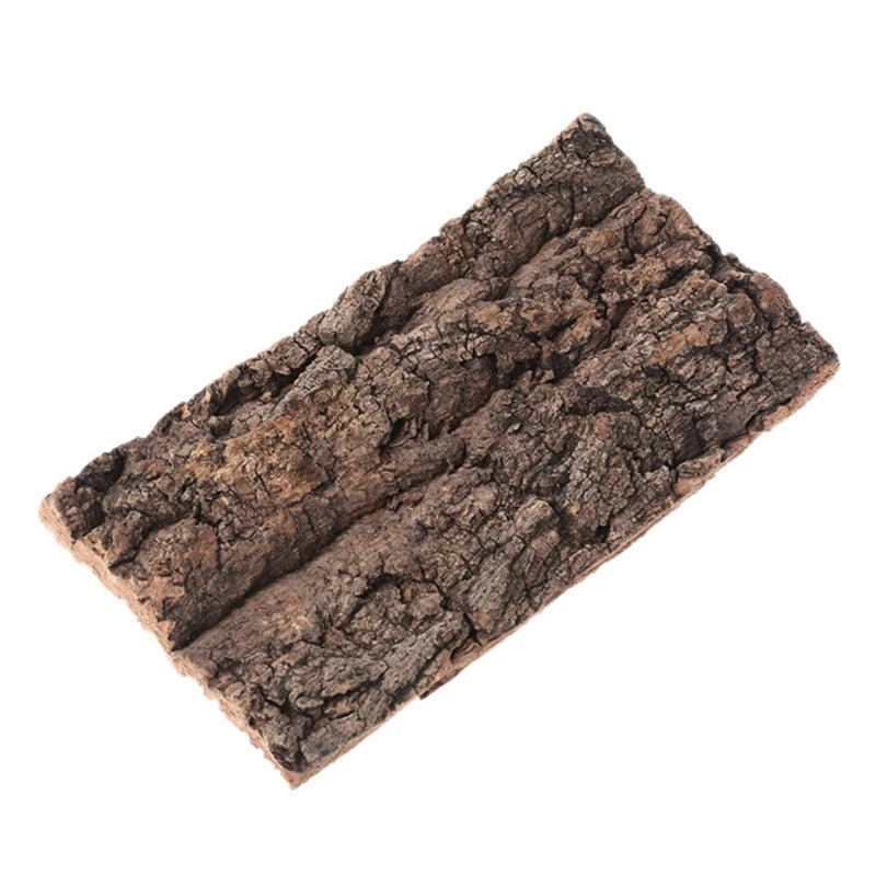 Natural Cork Bark Flat Reptile Terrarium Water Tank Habitat Background Decoration for Pet Lizard Spider Hide Climbing Tree Bark