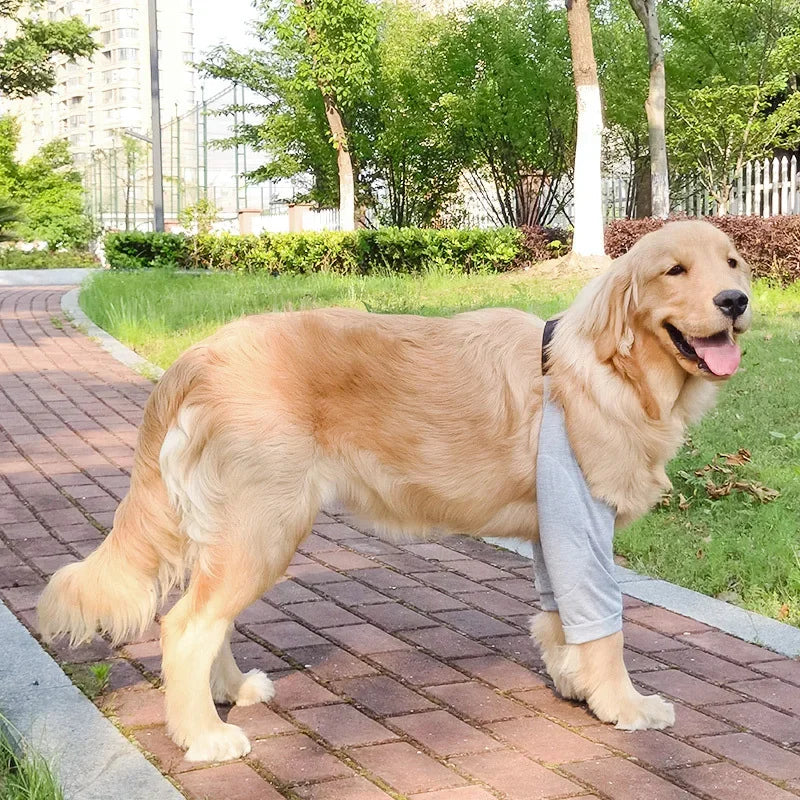 犬用肘プロテクター 肘ブレースパッド 中型犬・大型犬用 犬用膝パッド 衣類関節保護カバー 耐摩耗性 ペット用品