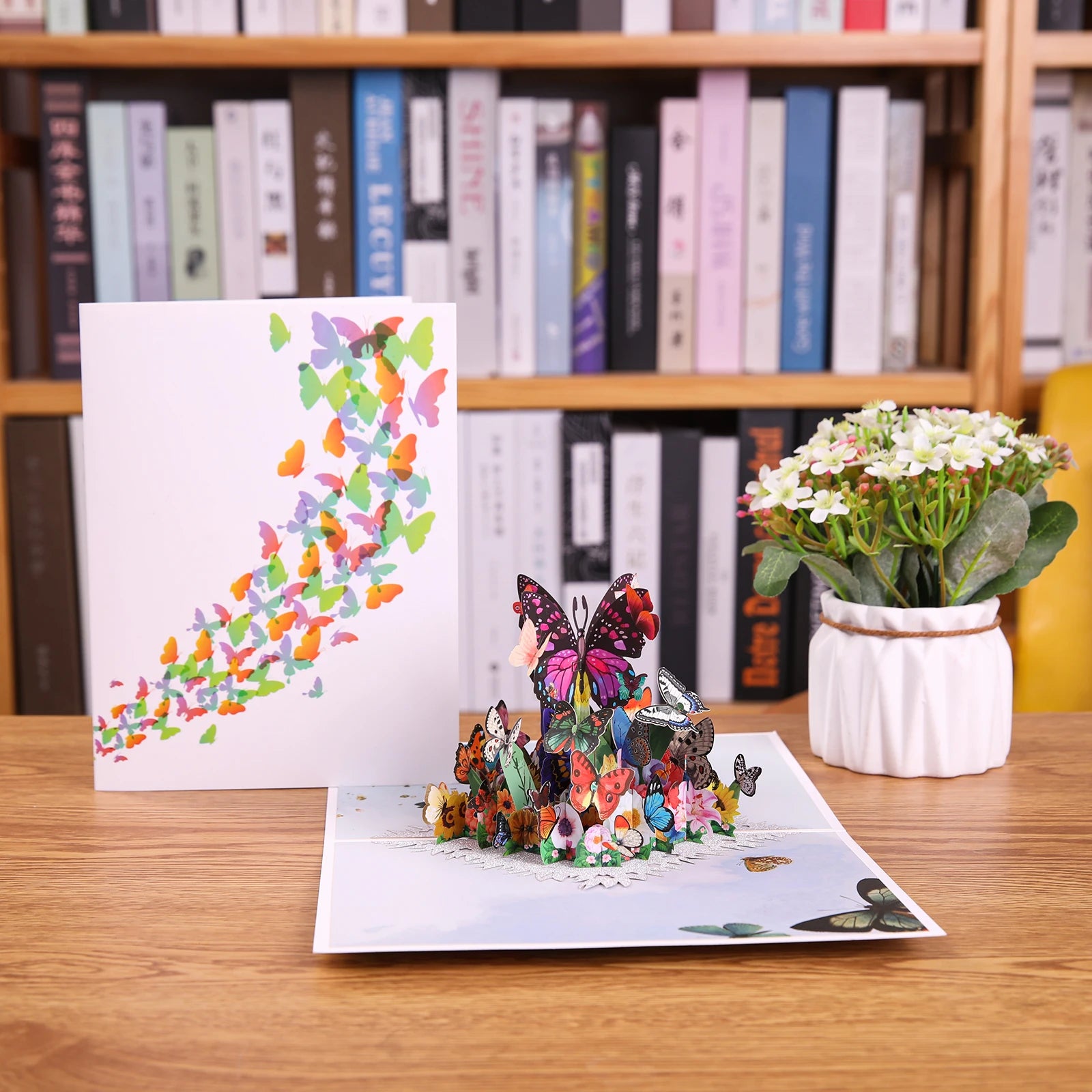 3D Animals Pop up Card Birthday Greeting Card Butterfly