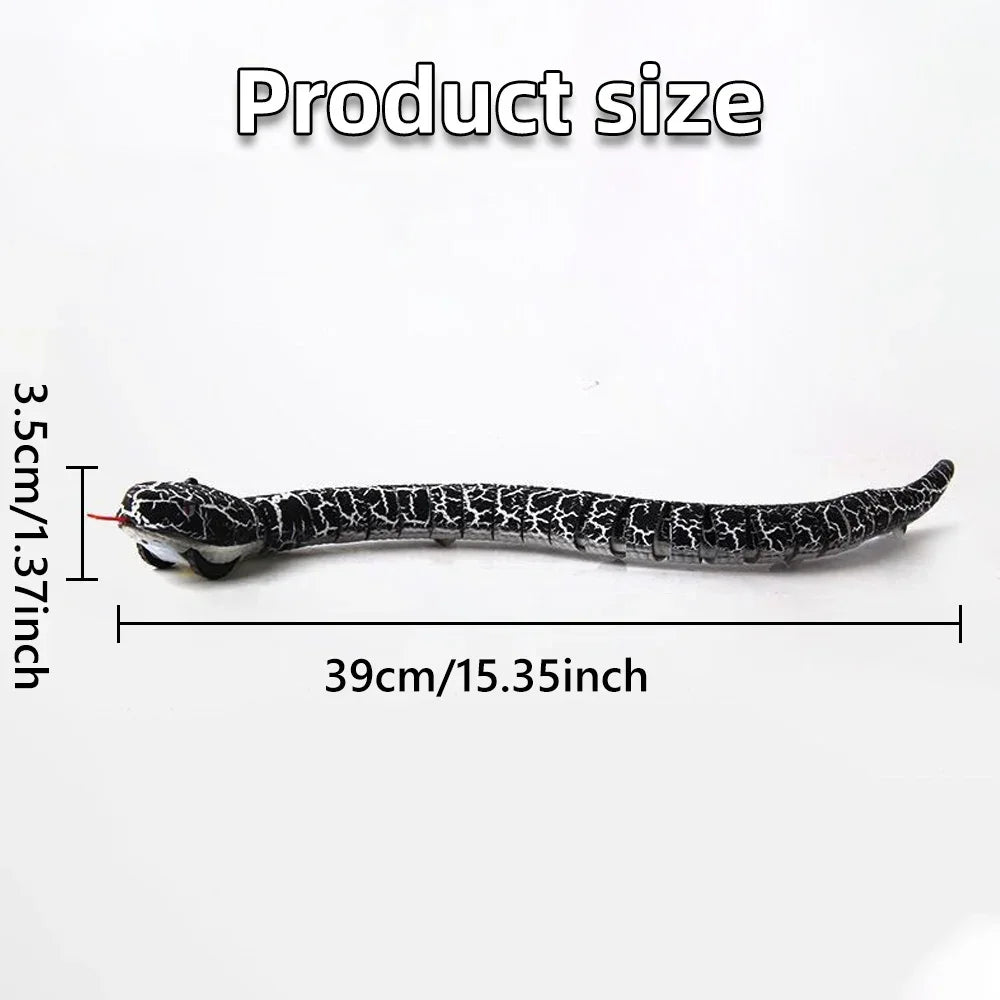 Remote Control Snake Pet Interactive Toy 16 Inch Toy Snake Egg Shaped Infrared Controller Prank Toy Ideal Gift for Kids Adults