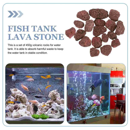 水族箱火山石魚缸水裝飾過濾材料