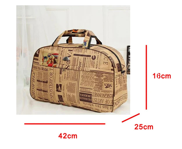 Hot Sale PU Leather Women Travel Duffel Bag for Men Large Capacity Waterproof Travel Bag Design Zipper Multifunction Luggage Bag