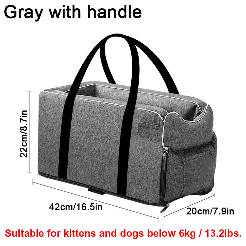 Portable Dog Cat Car Seat Travel Companionship  Safety Pet Car Bed Transport Dog Carrier Protection House Cat Accessories