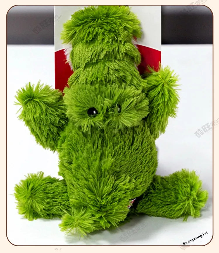 Kong Patch Bear Chew Resistant Plush Toy Sound Making Stress Relief Tug of War for Puppies And Adult Dogs Pet Toys Short Plush