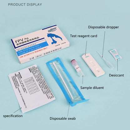 2025 New Pet Test Strips for Dogs, Cats Pets Testing for CPV / CDV / FHV / FCOV / Toxo / FCV Test for Dogs Canine Rapid Test