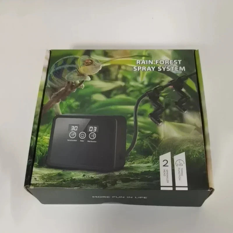 Reptile Intelligent Spray System Mist Rainforest Tank Spray System Kit Sprinkler Control Terrariums Humidifier Electronic Timer