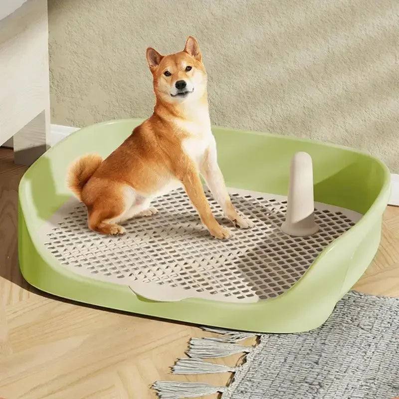 Training Toilet Pet Toilet for Small Dogs Cats Portable Dog Training Toilet Puppy Pad Holder Tray Pet Supplies Indoor Dog Potty