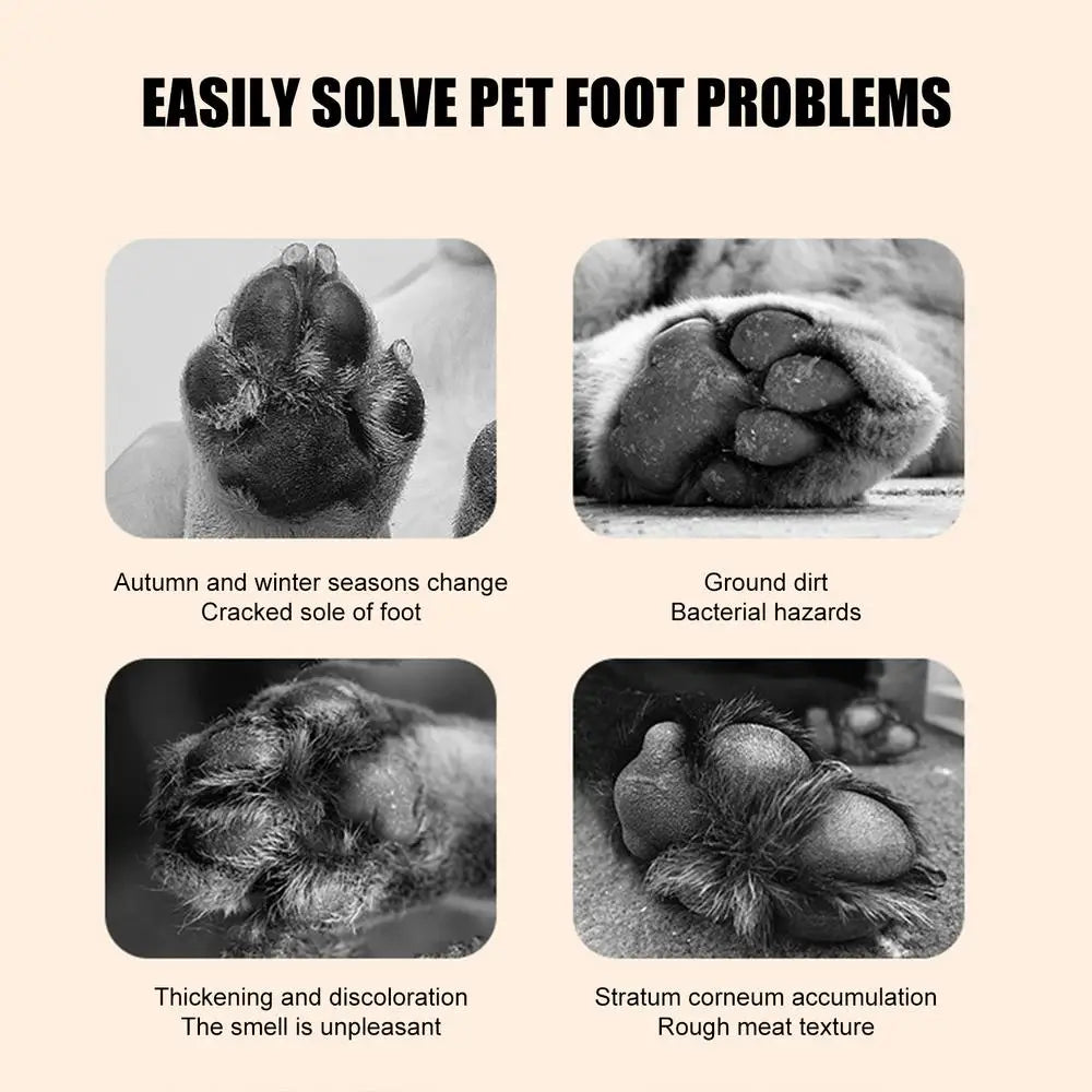 Paw Wax For Dogs 1.41oz Paw Cream Cracked Dog Paws Anti-Drying Moisturizing Foot Care Cream Restores Dry Damaged Large Dogs Paws