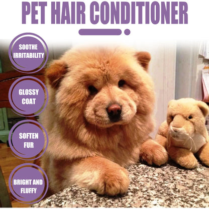 Pet Hair Care Essence Cat Hair Softening Moisturizing Dog Coat Conditioner Itch Relief Deodorizer Anti Flea Dog Hair Care Cream