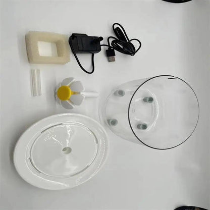 貓咪飲水器自動過濾透明貓飲水器USB電動靜音循環過濾貓咪飲水器貓咪用飲水機