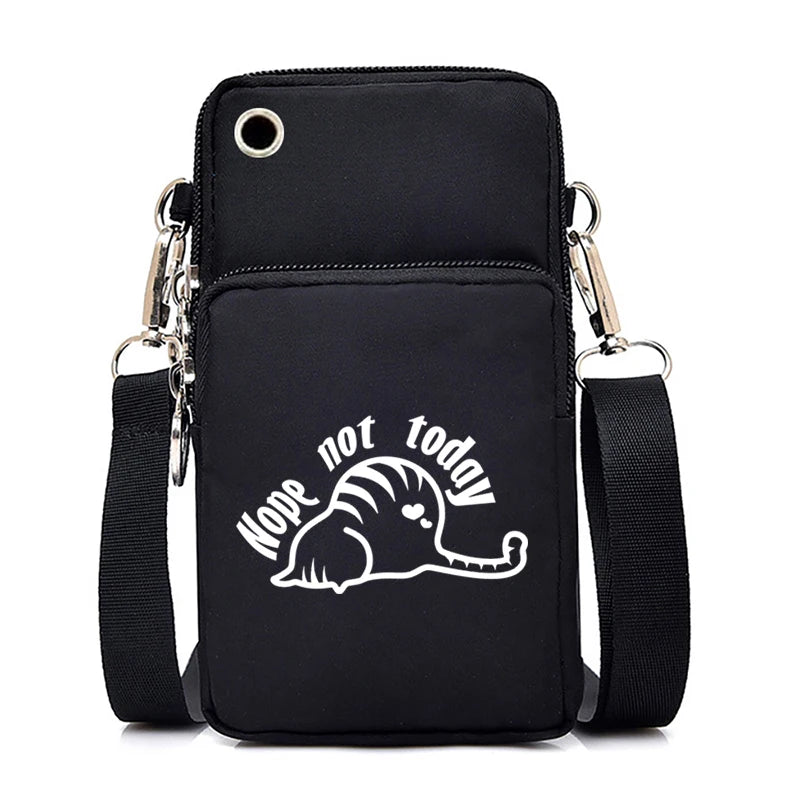 Women Luminous Messenger Bag Animal Lovers Hanging Neck Purse