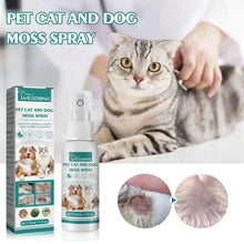 Pet Skin Care Spray 30ml Dogs and Cats Skin Problems Moss Spray Pet Cleaning Care Anti-Itch Spray Dog Cat Healthy Care Supplies