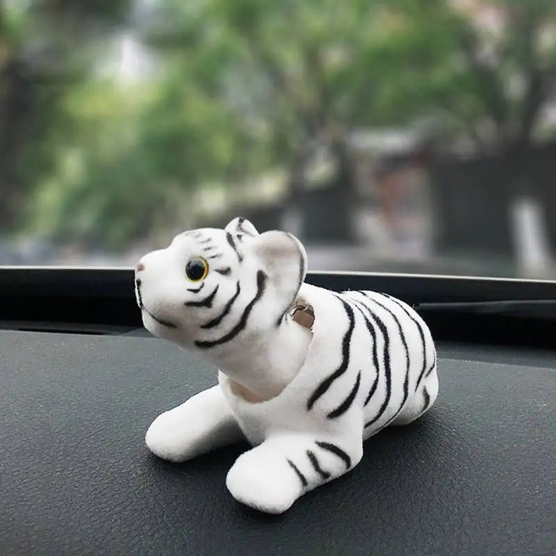 Creative Bobble Head Dog Figure Ornament Statue Cute Shaking Head Dog Car Ornament for Car Dashboard Tabletop Decoration Bobbing