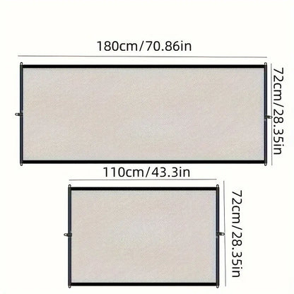 Foldable Dog Barrier Isolation Fence Foldable Indoor Dog Gate Puppy Safety Fence Dog Gate for The House Doorway Stairs