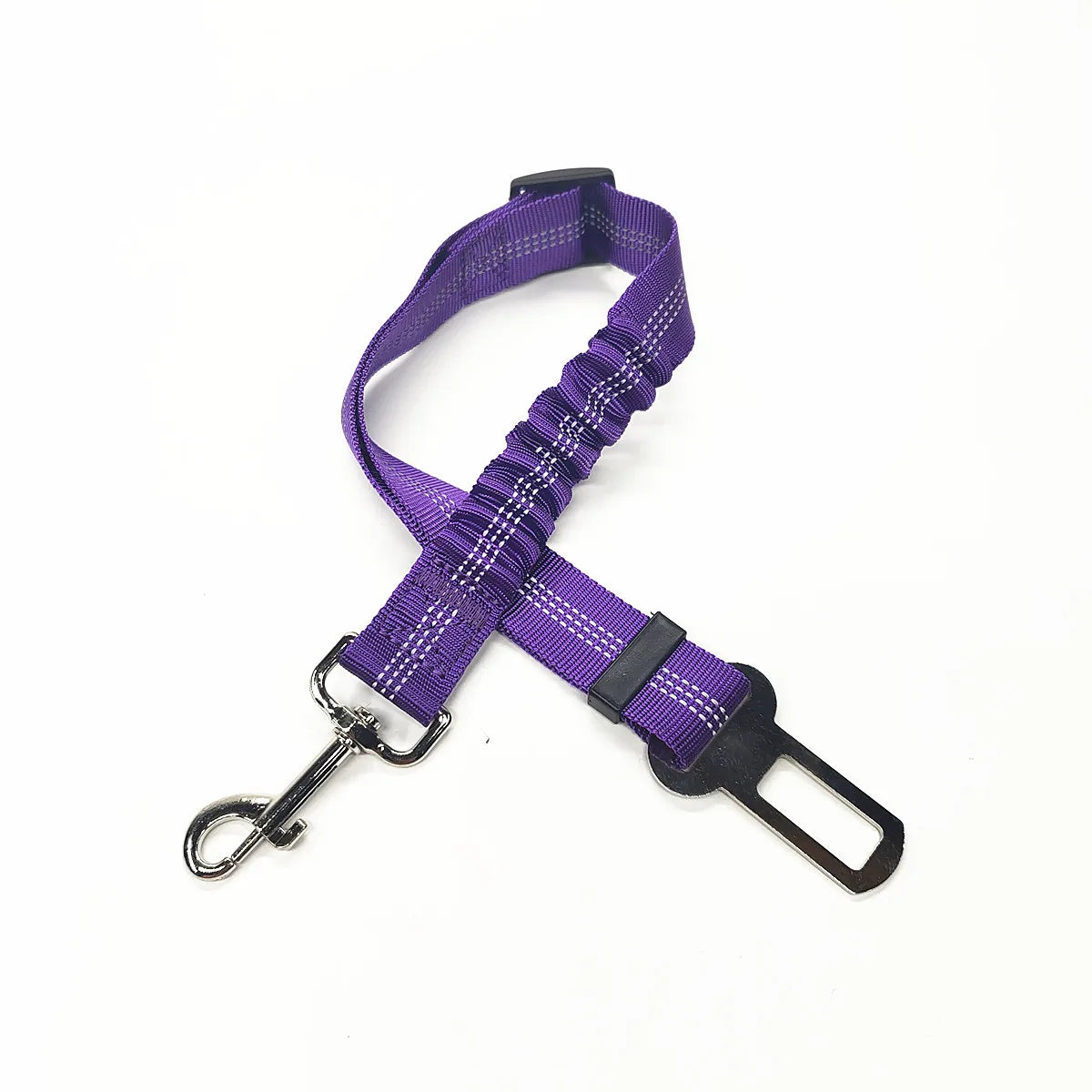 Pet Dog Car Seat Belt Retractable Buffer Elastic Reflective Safety Traction Rope Dog Leash Harness Dogs Dog Accessories Supplies