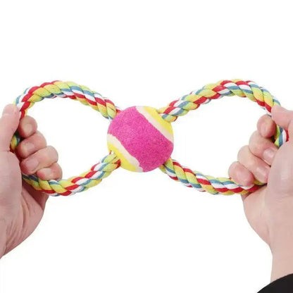 Dog Toy Teeth Chew Carrot Knot Rope Ball Braided Cotton Rope Interactive Toys Training Durable Bite Resistant Puppy Pet Supplies