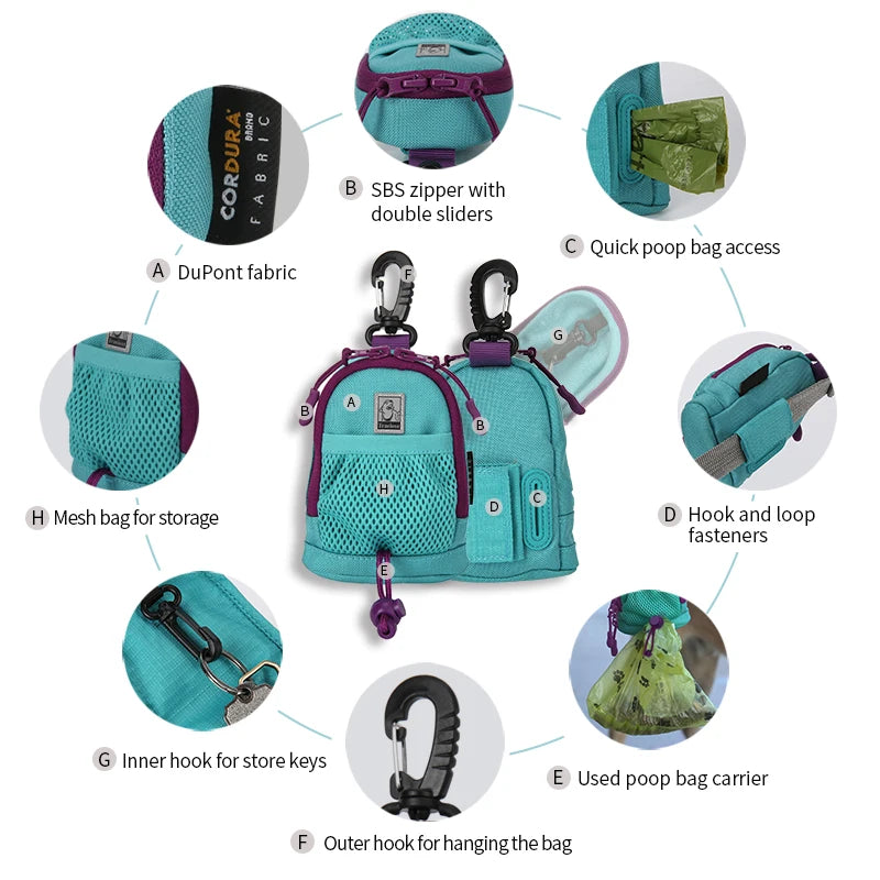 Truelove Multi-Functional Poop Bag Holder & Training Treat Pouch