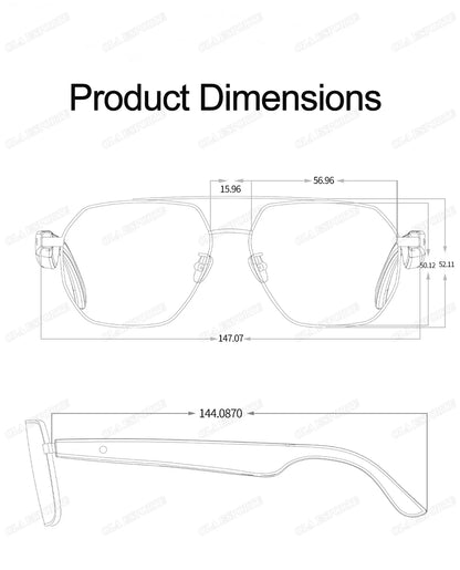 AI Smart Glasses with ChatGPT4.0 Instant Translation 164 Languages Bluetooth Calls IP67 Waterproof HD Camera for Travel Business