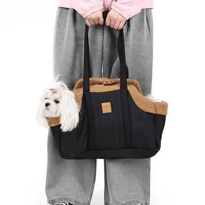 Travel Pet Carrier Portable Dog Cat Tote Bag Stylish and Lightweight Pets Carrying Bag for Driving Going Out Walking Traveling