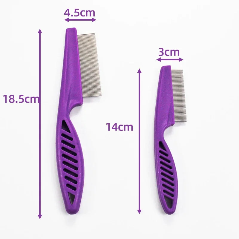 Gentle Nits Flea Eggs Remove Brush for Small Dog Fine Toothed Pet Puppy Eye Belly Comb Untangling Cat Hairs Product