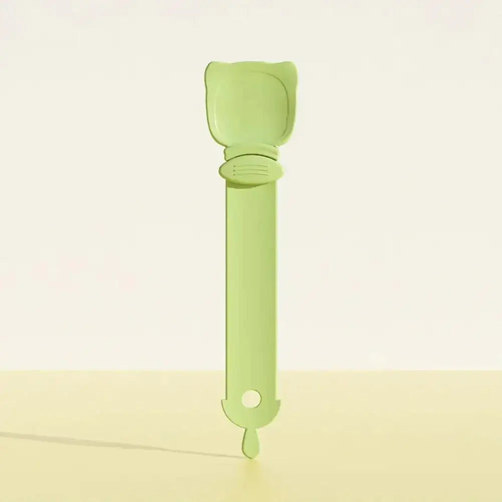 Pet Feed Spoon Food Scoop Cat Strip Squeezer Feeder Dispenser Indoors Puppy Kitten Snack Liquid Food Scoop Kitty Pet Supplies