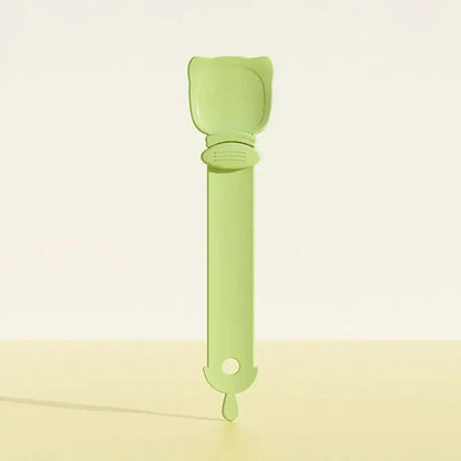 Pet Feed Spoon Food Scoop Cat Strip Squeezer Feeder Dispenser Indoors Puppy Kitten Snack Liquid Food Scoop Kitty Pet Supplies