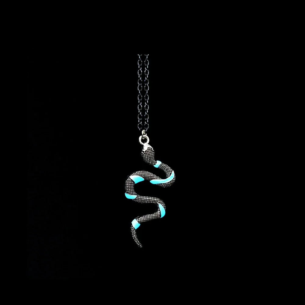 Luminous Glowing Lotus Cat Snake Ox Elephant Pendant Necklace Glow In The Dark Tree Necklace for Men Women  Halloween Gift