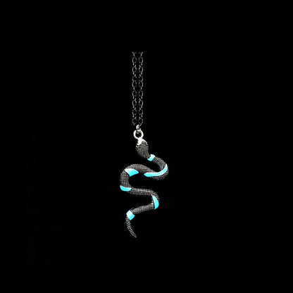 Luminous Glowing Lotus Cat Snake Ox Elephant Pendant Necklace Glow In The Dark Tree Necklace for Men Women  Halloween Gift