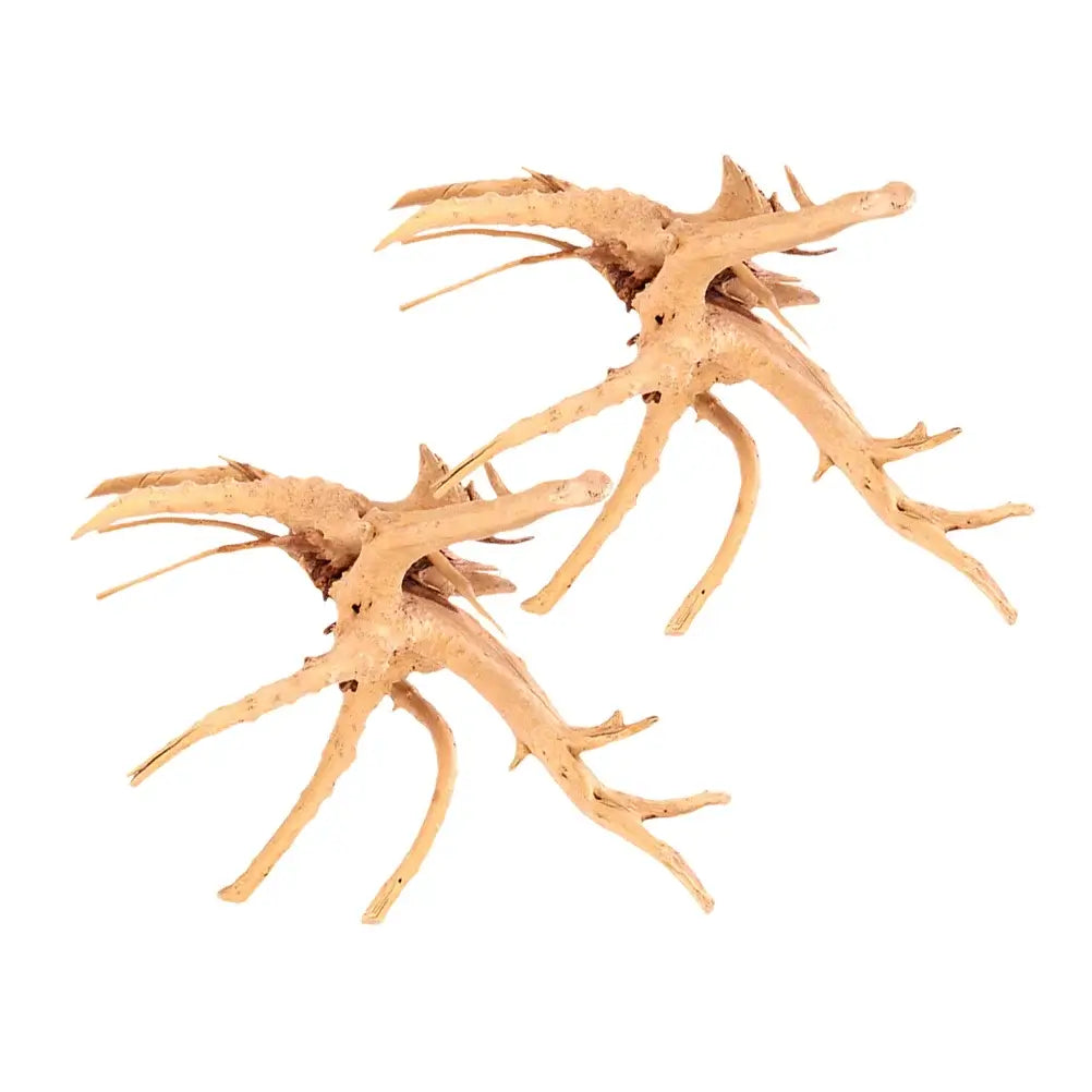 2 Pcs Fish Tank Sunken Wood Decoration Decorations Spider for Aquarium Dead-wood Decors Snake Spiders Bark Animals