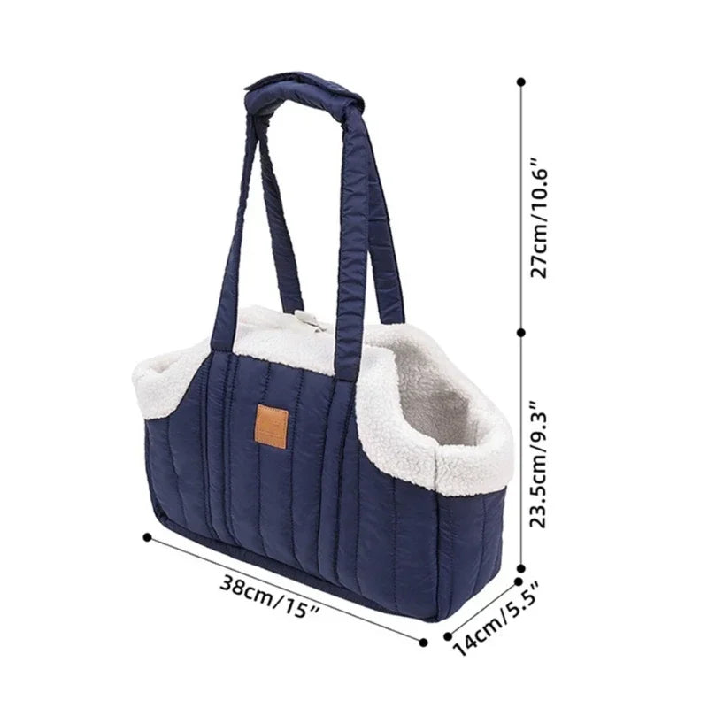 Travel Pet Carrier Portable Dog Cat Tote Bag Stylish and Lightweight Pets Carrying Bag for Driving Going Out Walking Traveling