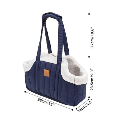 Travel Pet Carrier Portable Dog Cat Tote Bag Stylish and Lightweight Pets Carrying Bag for Driving Going Out Walking Traveling