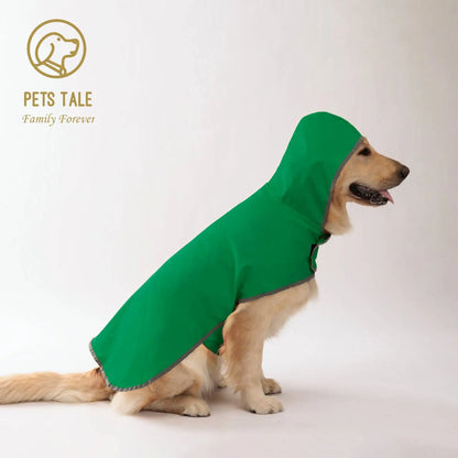 Keep Your Pup Dry & Stylish: Double-Layer Yellow Raincoat With Two-Way Wear!