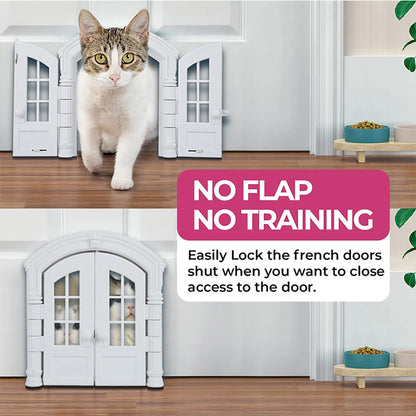 New Cat and Dog House, Cat Door, Dog Hole, No Flip Cover, Door Block, Pet Door, French Cat Door