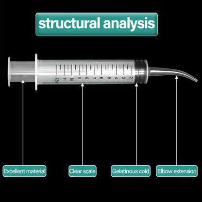 Elbow Syringe Bird Feeding Breast Feeding Medicine Feeder 12ml Plastic Syringe Needleless Syringe Pigeon Feeding