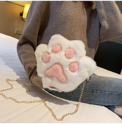 Japanese Style Kawaii Bag Women Cartoon Plush Shoulder Bag for Women 2022 New Crossbody Bag Small Phone&Purse Bag Bolsa Feminina