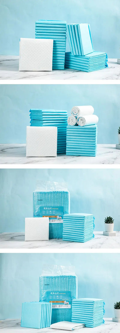 Dog Training Pee Pads – 20–100pcs Absorbent Pet Diapers